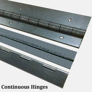 Aluminum 1/2 Knuckle Lg. Continuous Hinges 1 Each 6 Ft 1 1/2 Open Width Lg. .120 Pin Dia. .050 Leaf Thk.